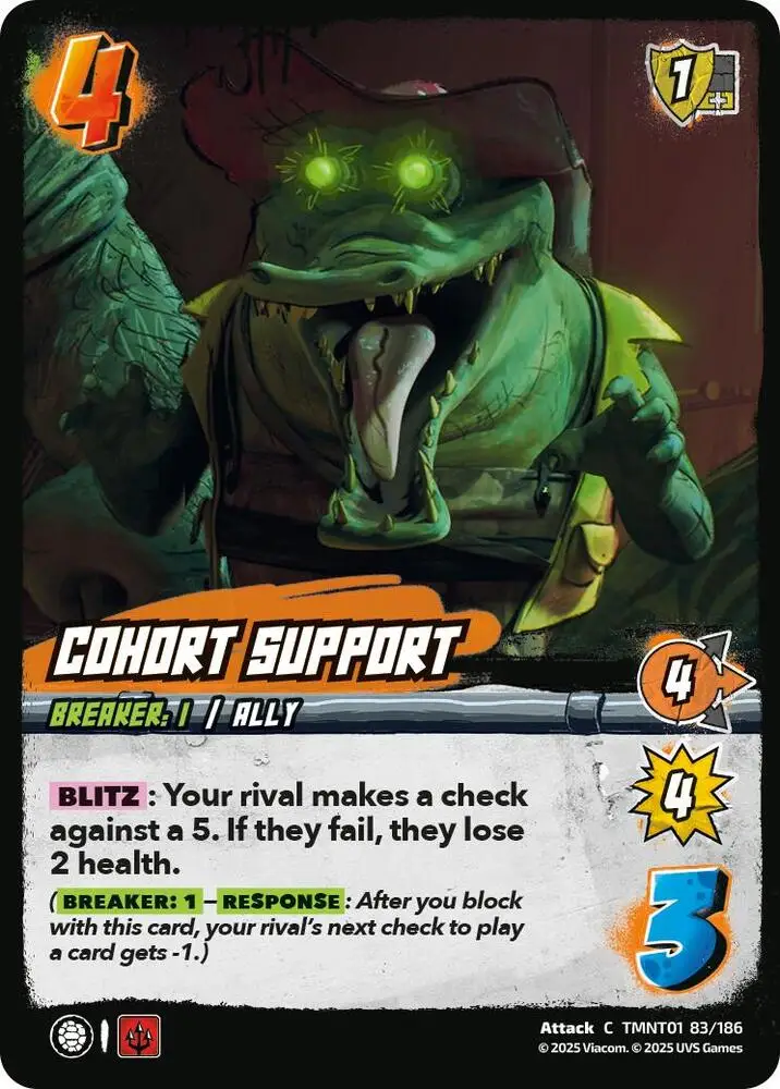 Cohort Support card front