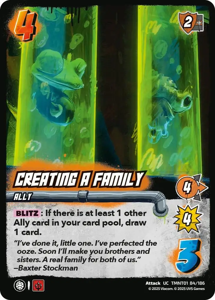Creating a Family card front