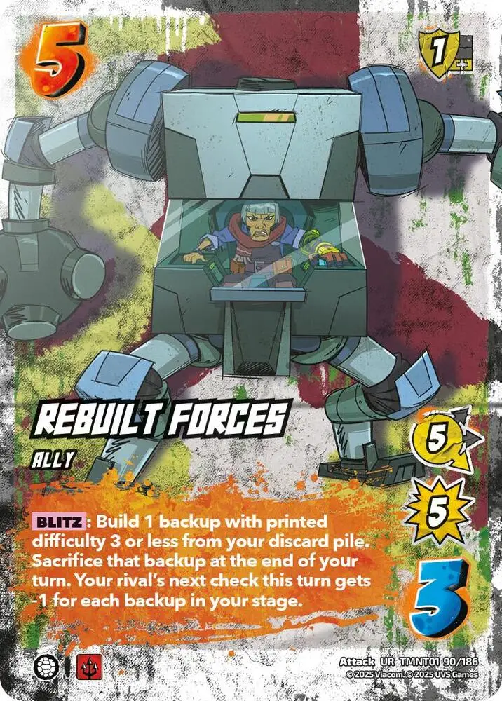 Rebuilt Forces card front