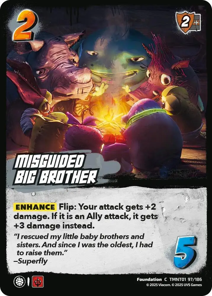 Misguided Big Brother card front