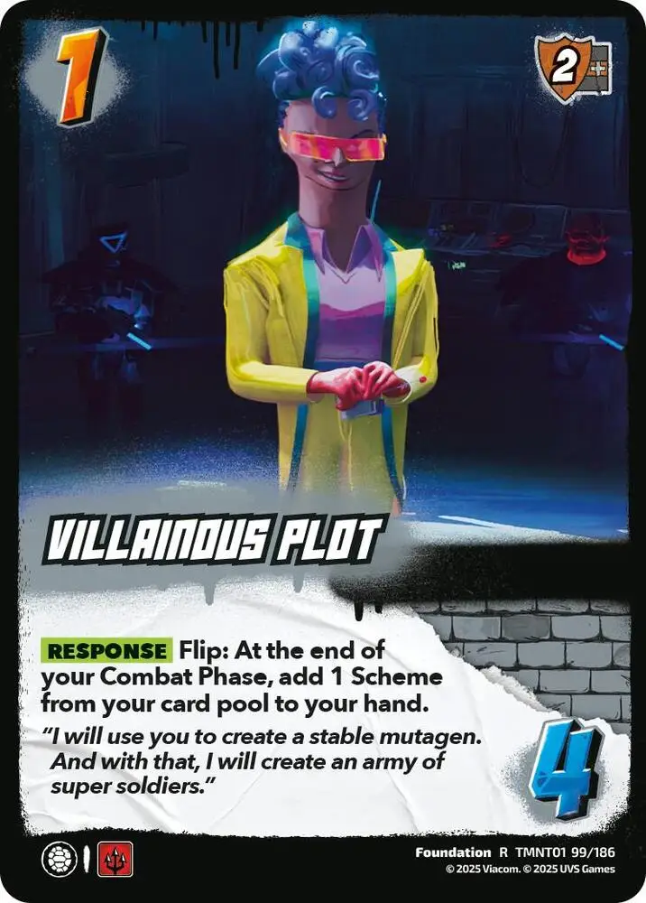 Villainous Plot card front