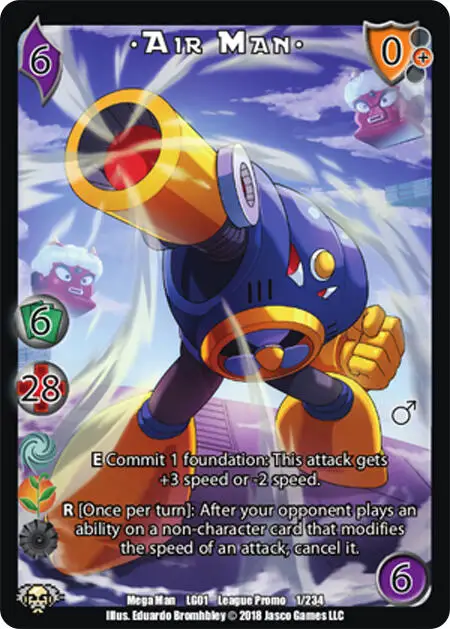 Air Man* card front