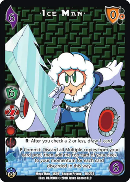 Ice Man* card front