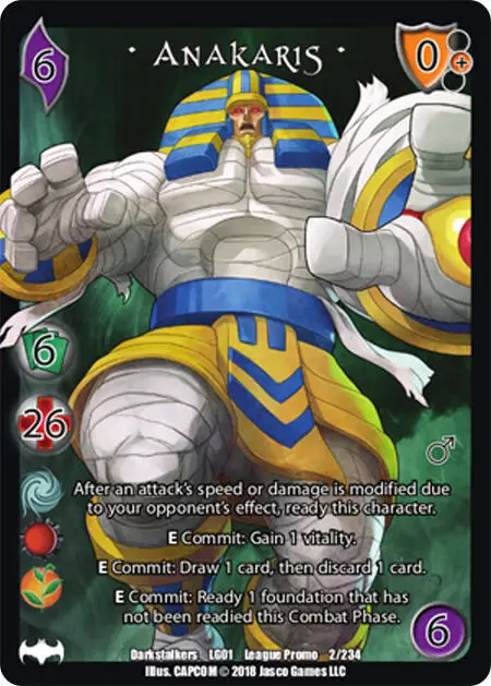 Anakaris* card front