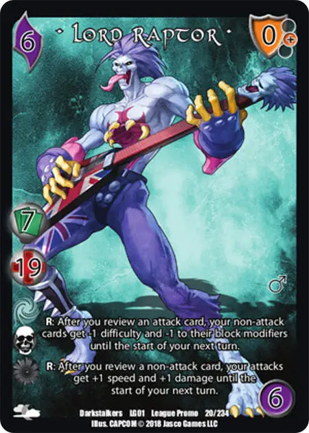 Lord Raptor* card front
