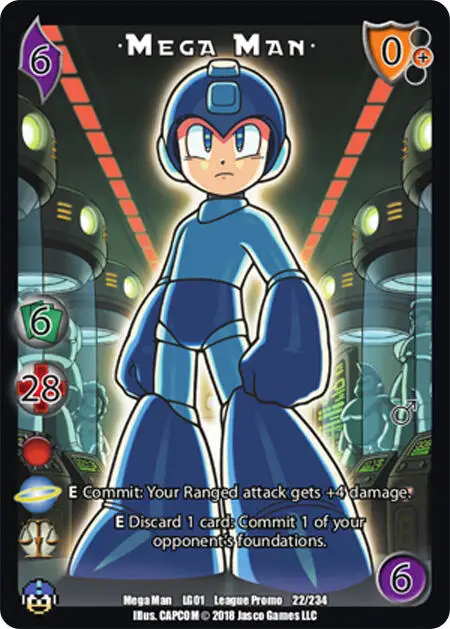 Mega Man* card front
