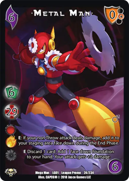 Metal Man* card front