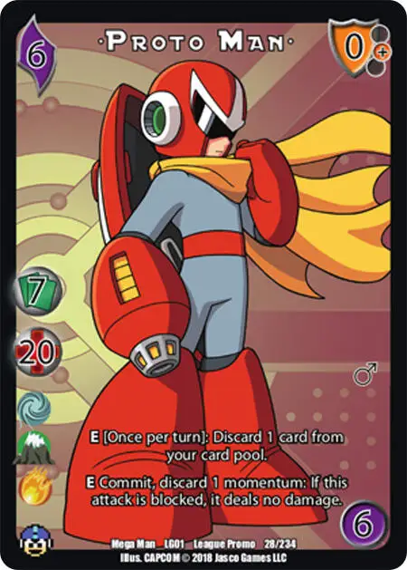 Proto Man* card front
