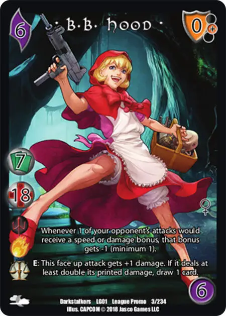 B.B. Hood* card front