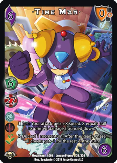 Time Man* card front