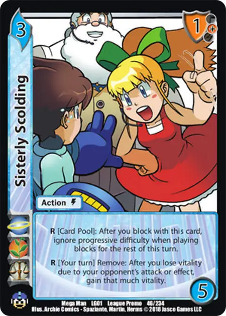 Sisterly Scolding card front