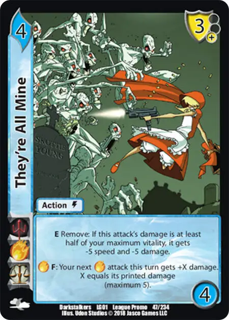 They're All Mine card front