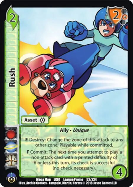 Rush card front