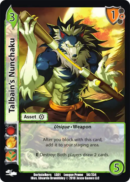 Talbain's Nunchaku card front