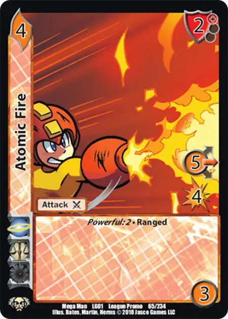 Atomic Fire card front