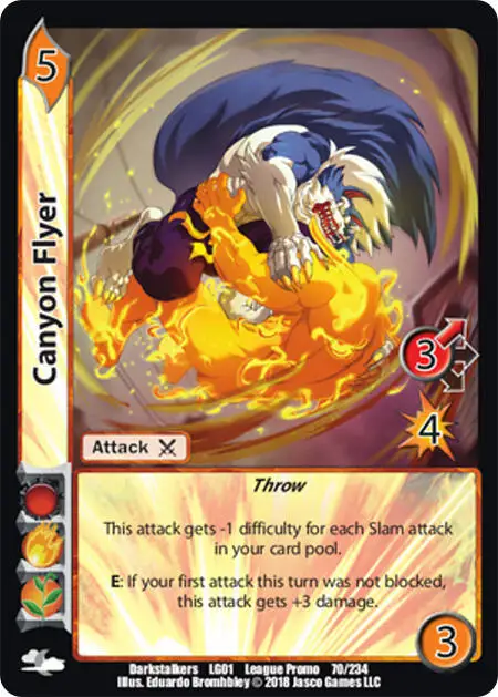 Canyon Flyer card front