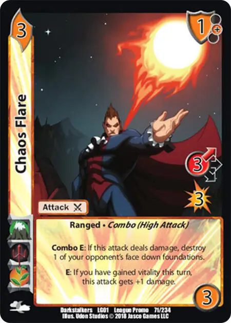 Chaos Flare card front