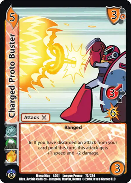 Charged Proto Buster card front