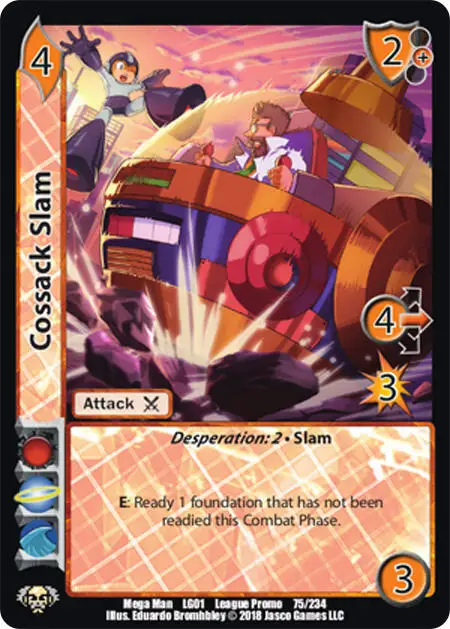 Cossack Slam card front