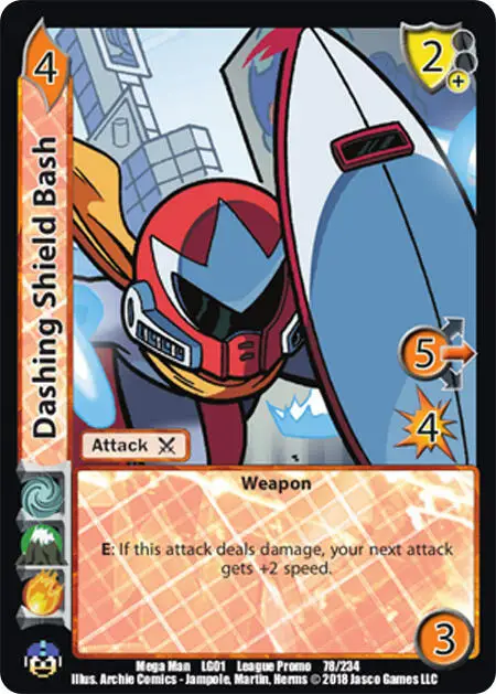 Dashing Shield Bash card front