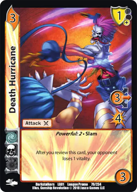 Death Hurricane card front
