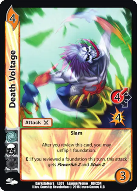 Death Voltage card front