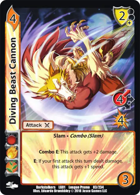 Diving Beast Cannon card front