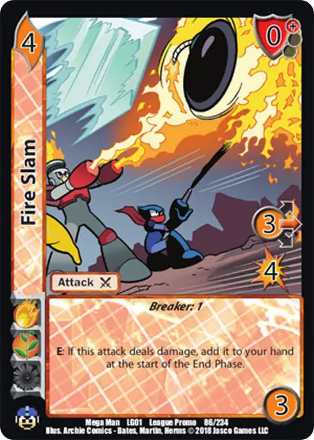 Fire Slam card front