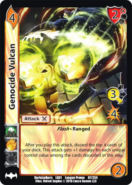 Genocide Vulcan card front