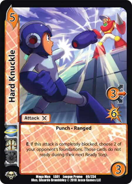 Hard Knuckle card front