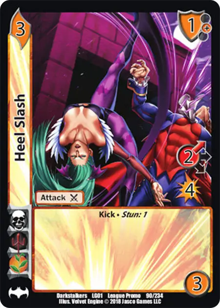 Heel Slash card front