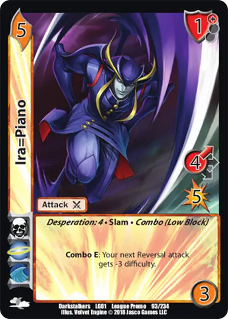 Ira=Piano card front
