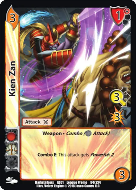 Kien Zan card front