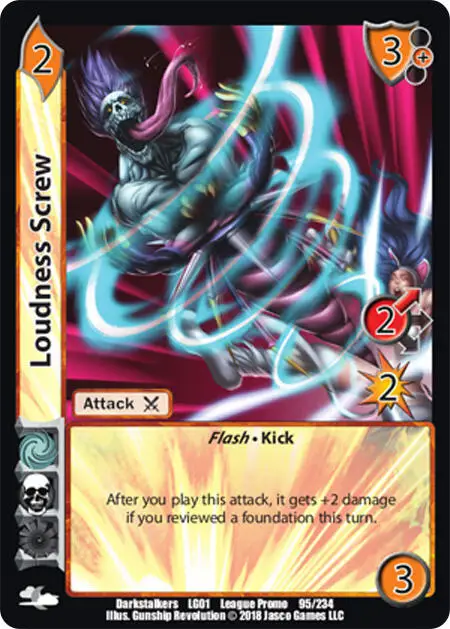 Loudness Screw card front