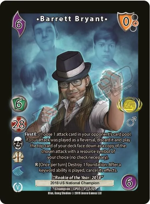Barett Bryant (Champion Batch V Promo) card front