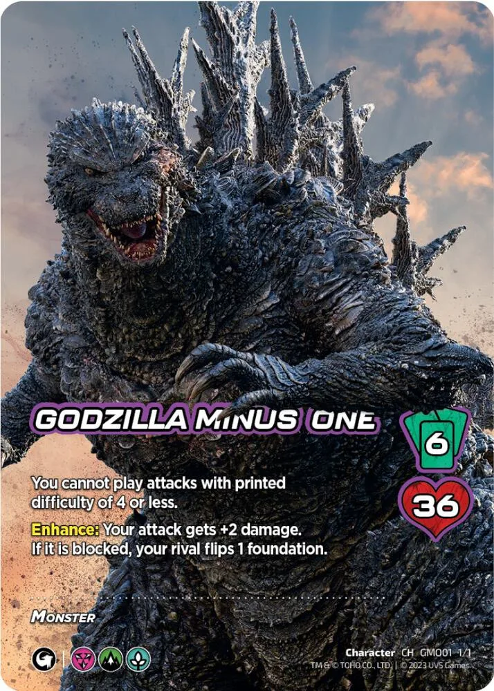Godzilla Minus One card front