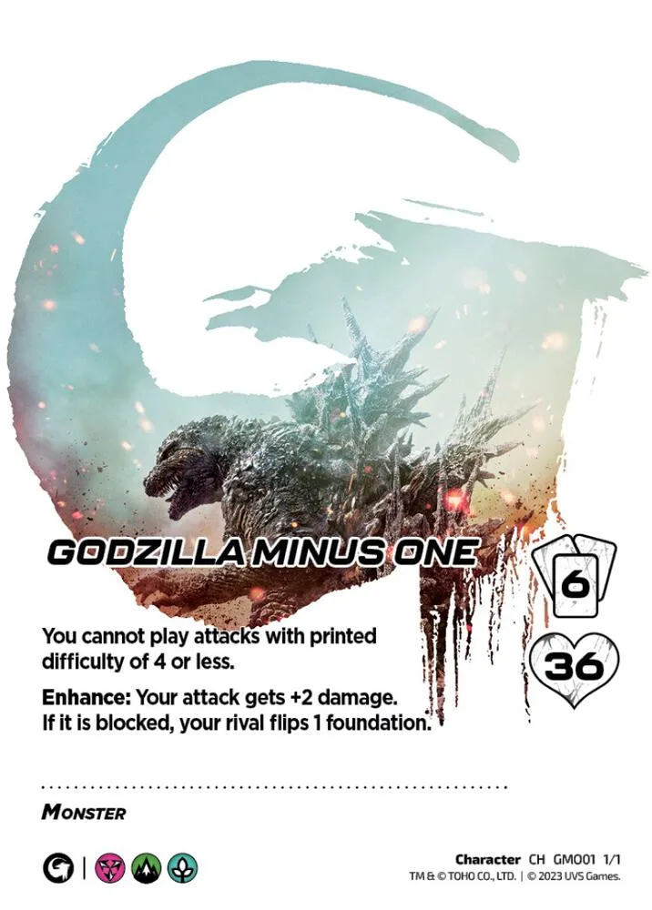 Godzilla Minus One (G Logo) card front