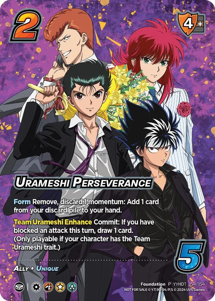 Urameshi Perseverance card front