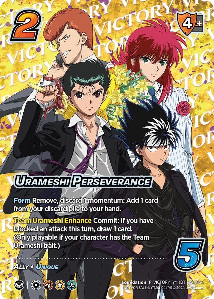 Urameshi Perseverance (Victory) card front
