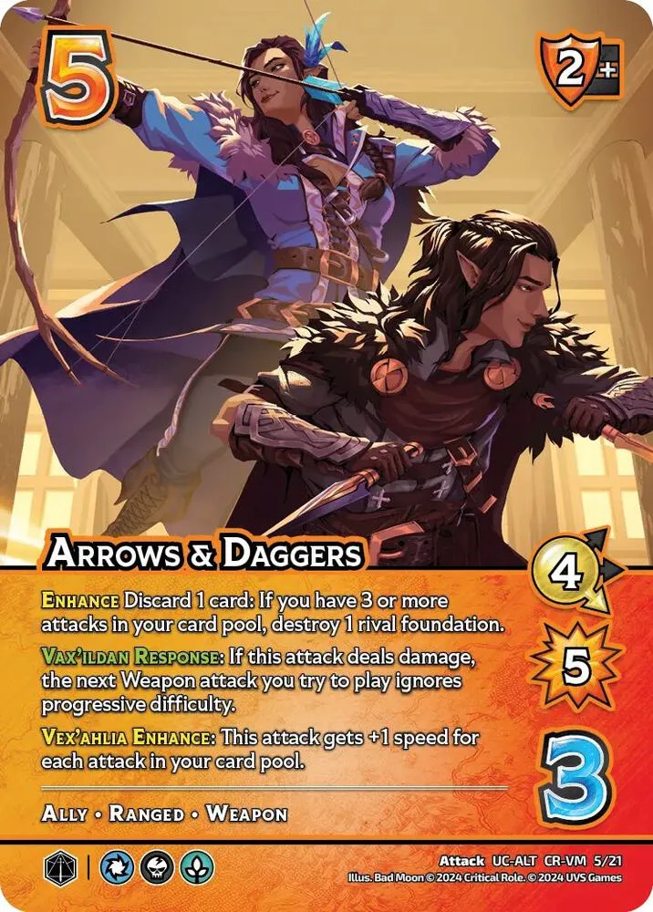 Arrows & Daggers (Alternate Art) card front
