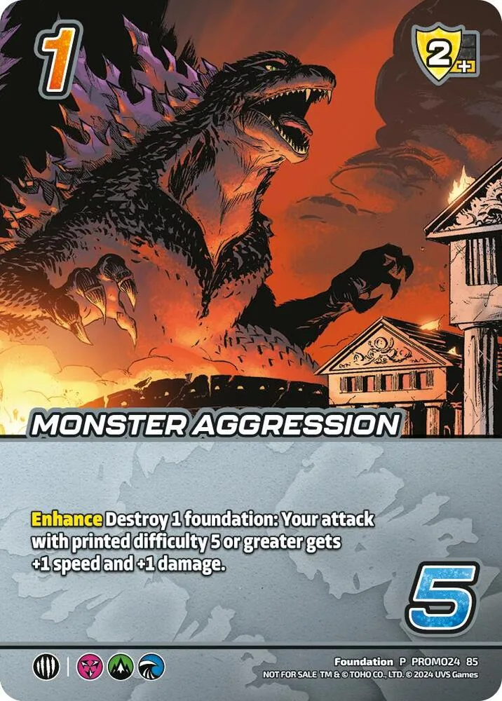 Monster Aggression card front
