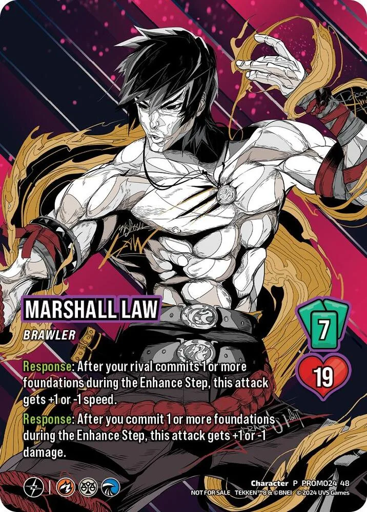 Marshall Law card front
