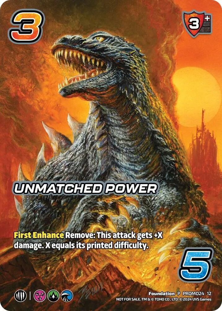 Unmatched Power card front