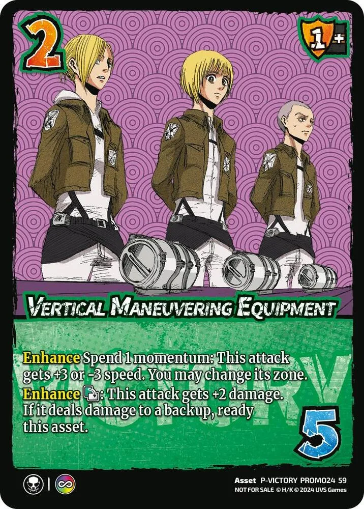 Vertical Maneuvering Equipment (Victory) card front
