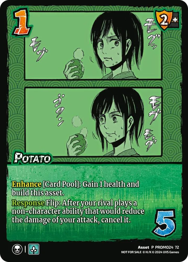 Potato card front