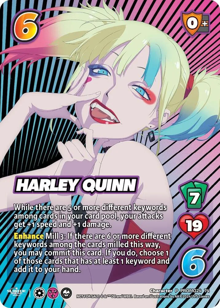 Harley Quinn card front