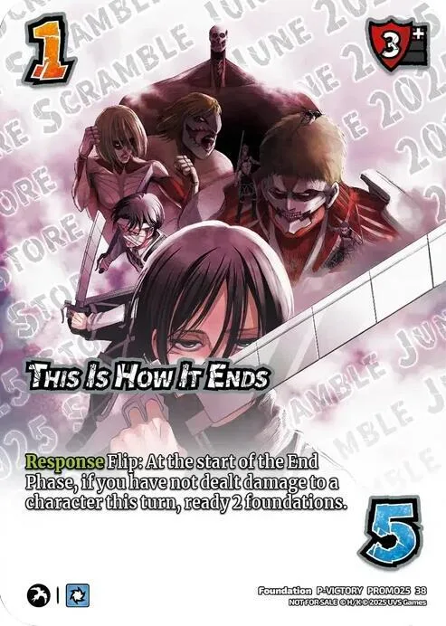 This Is How It Ends card front