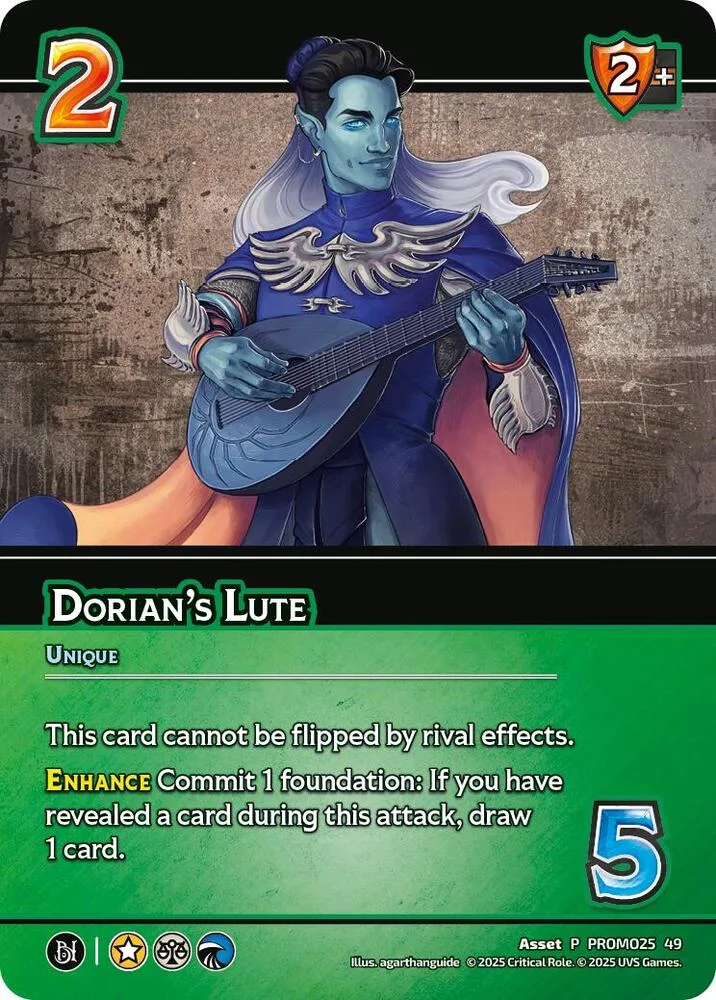 Dorian's Lute card front
