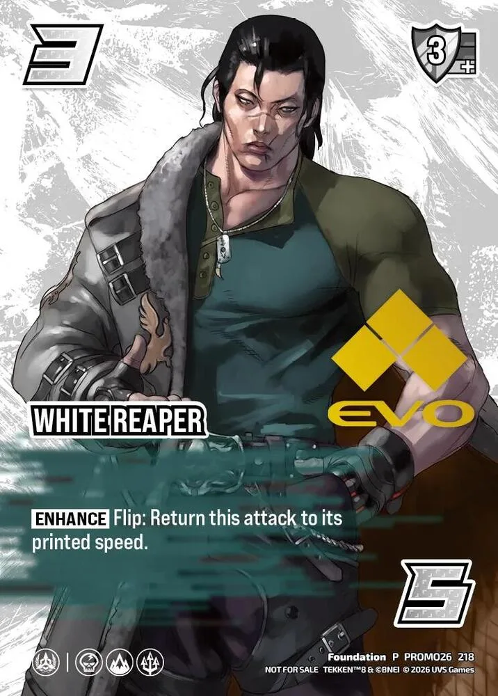 White Reaper card front