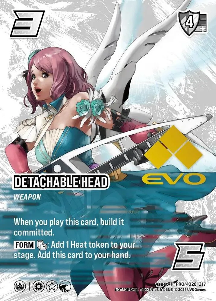Detachable Head card front